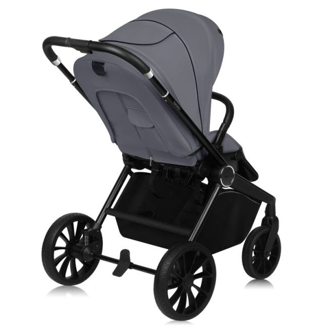 Carucior sport, Lionelo, Mika Plus, Cadru din aluminiu, Copertina XXL, Spatar reglabil in 3 pozitii, Cu accesorii, Pana la 22 kg, 6-48 luni; EN1888-1, EN1888-2 EN1466, Gri BYNLO-MIKA_PLUS_GREY_STONE
