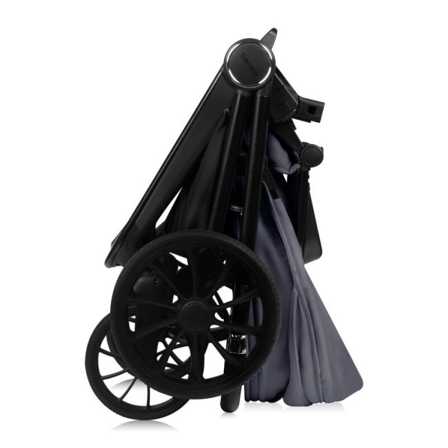 Carucior sport, Lionelo, Mika Plus, Cadru din aluminiu, Copertina XXL, Spatar reglabil in 3 pozitii, Cu accesorii, Pana la 22 kg, 6-48 luni; EN1888-1, EN1888-2 EN1466, Gri BYNLO-MIKA_PLUS_GREY_STONE