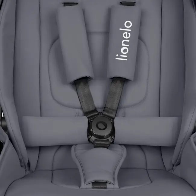 Carucior sport, Lionelo, Mika Plus, Cadru din aluminiu, Copertina XXL, Spatar reglabil in 3 pozitii, Cu accesorii, Pana la 22 kg, 6-48 luni; EN1888-1, EN1888-2 EN1466, Gri BYNLO-MIKA_PLUS_GREY_STONE