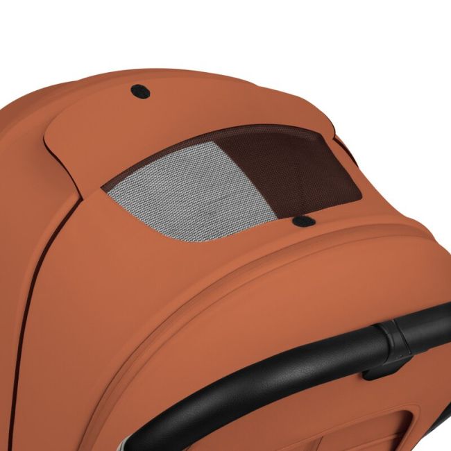 Carucior sport, Lionelo, Mika Plus, Cadru din aluminiu, Copertina XXL, Spatar reglabil in 3 pozitii, Cu accesorii, Pana la 22 kg, 6-48 luni; EN1888-1, EN1888-2 EN1466, Maro BYNLO-MIKA_PLUS_BROWN_RUST