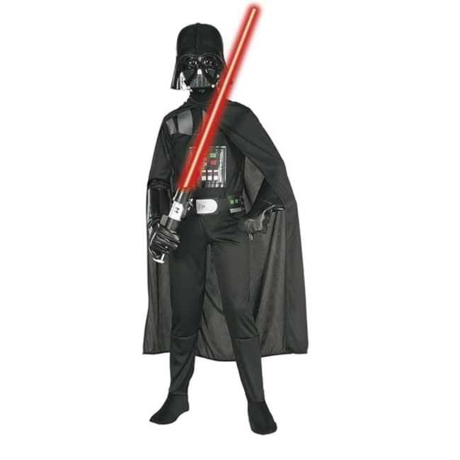 Costum de carnaval - darth vader in actiune