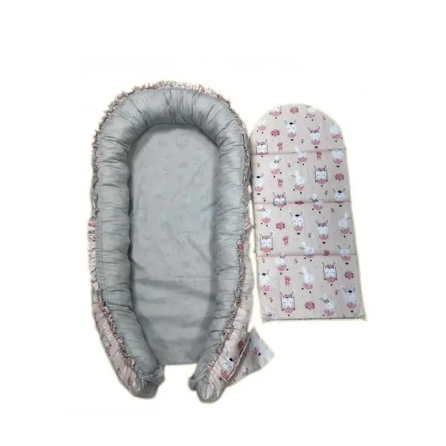 Cuib-Baby Nest My Kids Bunny Pink MYK00089188
