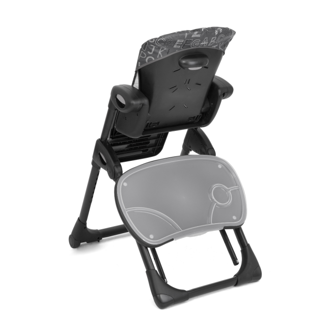 Joie - scaun de masa mimzy recline abc charcoal, nastere - 15 kg bbbh1013ecach000