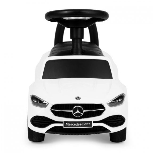 Masinuta de impins cu maner mercedes c class ecotoys 667 - alb edeedi667white
