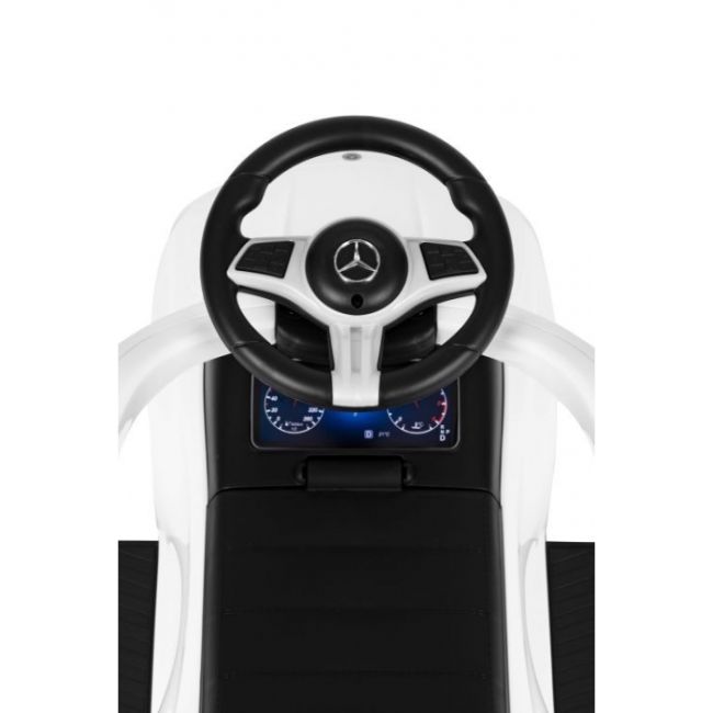 Masinuta de impins cu maner mercedes c class ecotoys 668 - alb edeedi668white