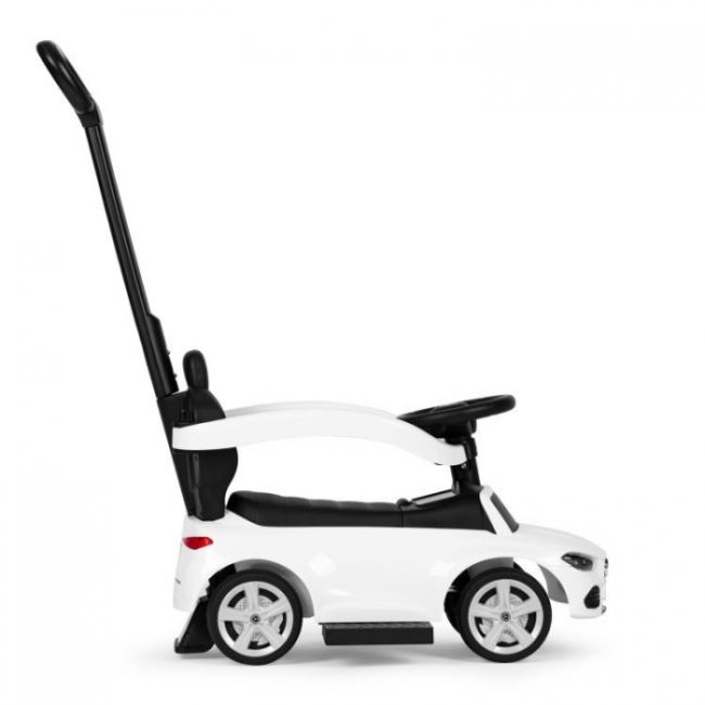 Masinuta de impins cu maner mercedes c class ecotoys 668 - alb edeedi668white