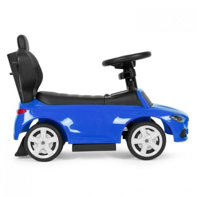 Masinuta de impins cu maner mercedes c class ecotoys 668 - albastru edeedi668blue