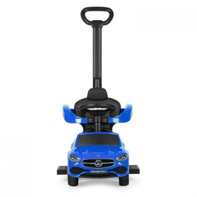 Masinuta de impins cu maner mercedes c class ecotoys 668 - albastru edeedi668blue