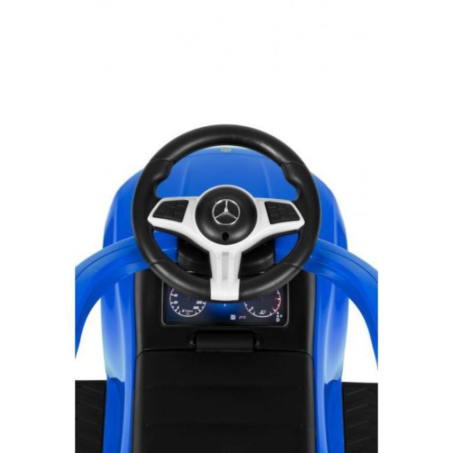 Masinuta de impins cu maner mercedes c class ecotoys 668 - albastru edeedi668blue