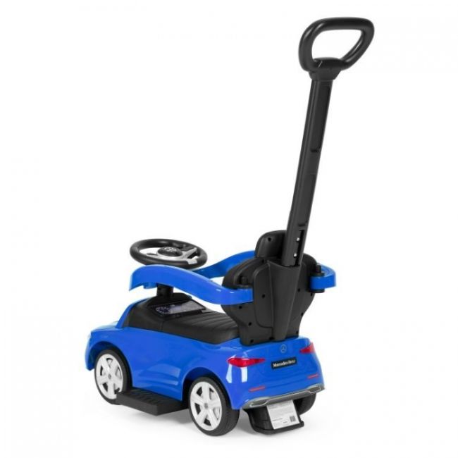 Masinuta de impins cu maner mercedes c class ecotoys 668 - albastru edeedi668blue