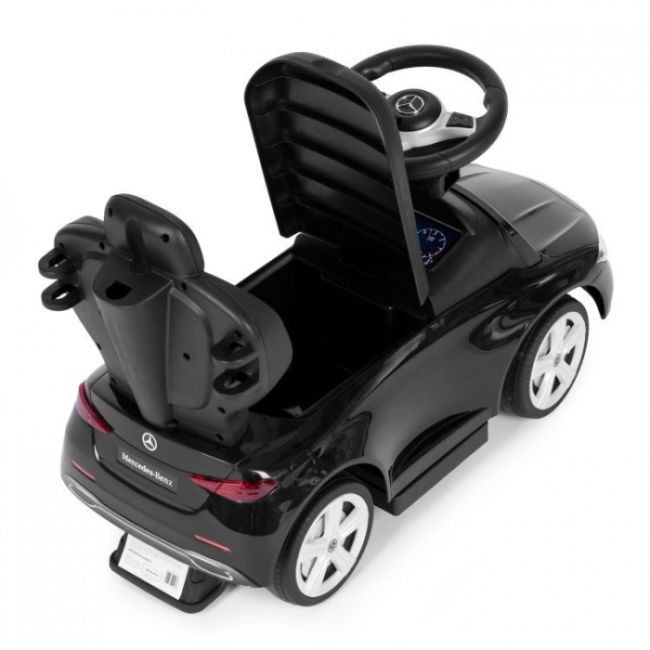 Masinuta de impins cu maner mercedes c class ecotoys 668 - negru edeedi668black