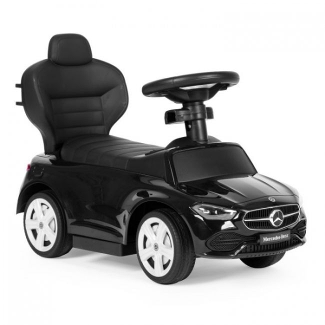 Masinuta de impins cu maner mercedes c class ecotoys 668 - negru edeedi668black