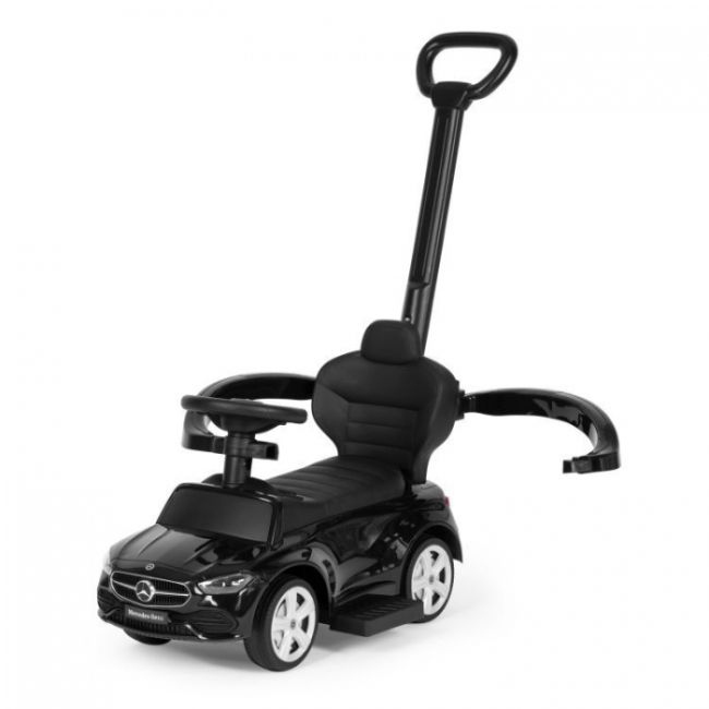 Masinuta de impins cu maner mercedes c class ecotoys 668 - negru edeedi668black