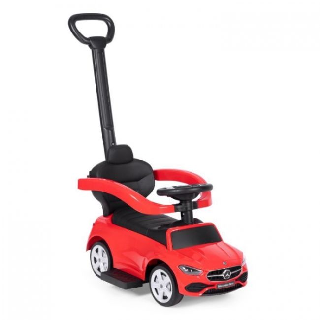 Masinuta de impins cu maner mercedes c class ecotoys 668 - rosu edeedi668red
