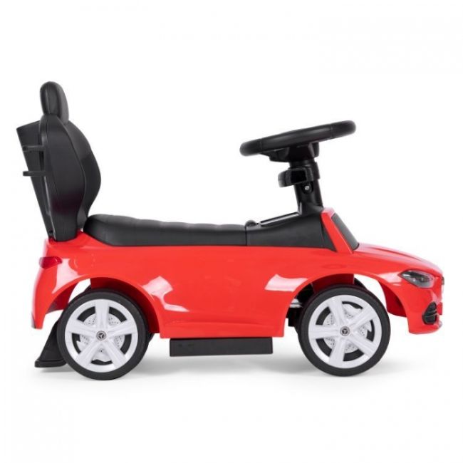 Masinuta de impins cu maner mercedes c class ecotoys 668 - rosu edeedi668red