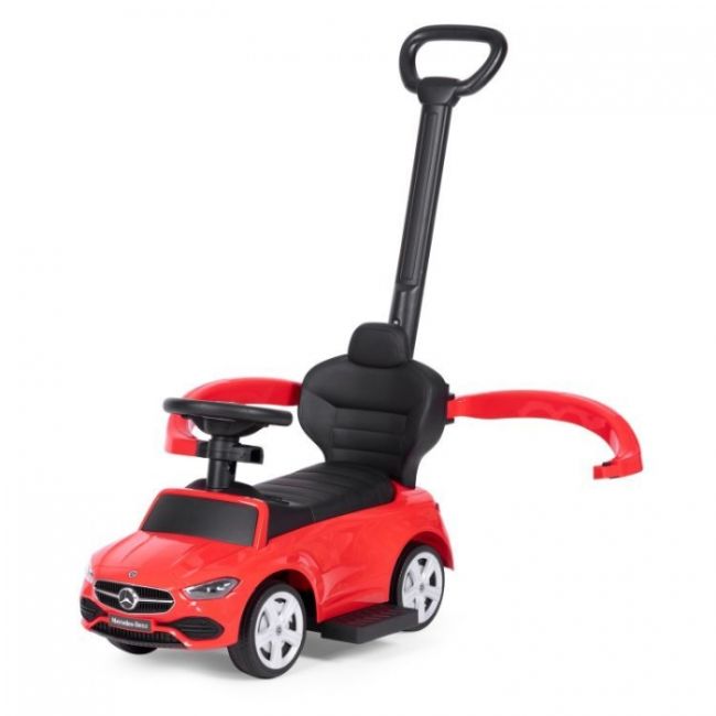 Masinuta de impins cu maner mercedes c class ecotoys 668 - rosu edeedi668red