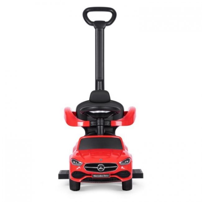 Masinuta de impins cu maner mercedes c class ecotoys 668 - rosu edeedi668red