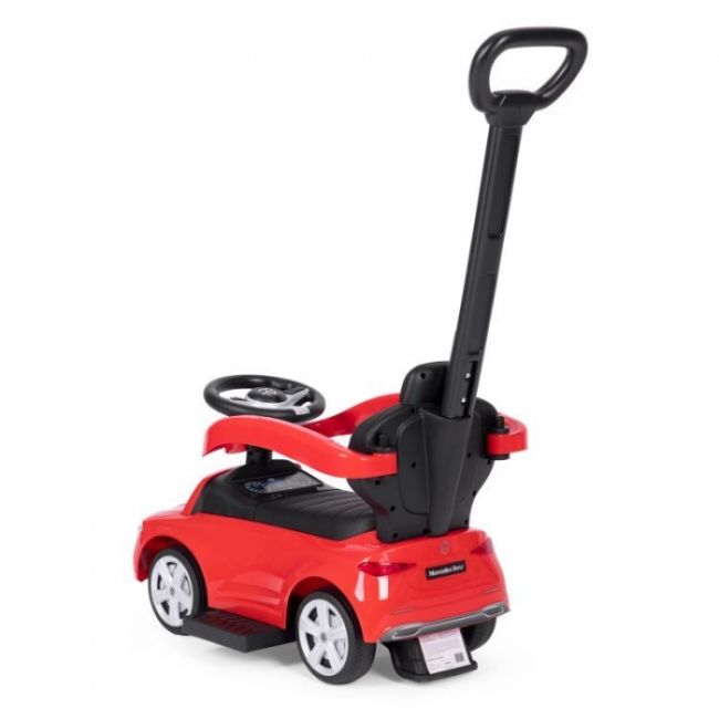 Masinuta de impins cu maner mercedes c class ecotoys 668 - rosu edeedi668red