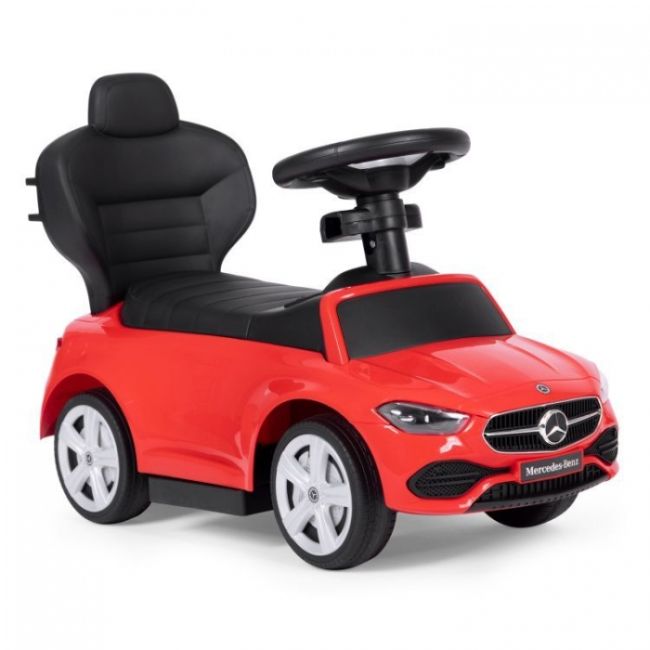 Masinuta de impins cu maner mercedes c class ecotoys 668 - rosu edeedi668red