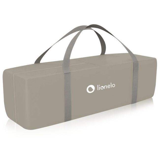 Patut pliant, Lionelo, Stefi Plus, Cu doua nivele, Cu intrare laterala cu fermoar, 2 roti, 120 x 60 cm, Conform cu standardul european de securitate EN 716, Bej BYNLO-STEFI_PLUS_BEIGE_CAPPUCCINO
