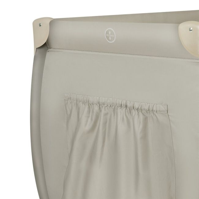 Patut pliant, Lionelo, Stefi Plus, Cu doua nivele, Cu intrare laterala cu fermoar, 2 roti, 120 x 60 cm, Conform cu standardul european de securitate EN 716, Bej BYNLO-STEFI_PLUS_BEIGE_CAPPUCCINO