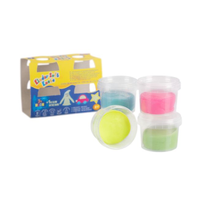 Plastilina non-toxica kinder - neon