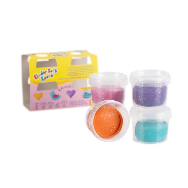 Plastilina non-toxica kinder cu sclipici