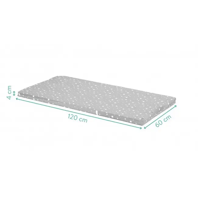 Saltea basic cu design 120/60/4 cm. gri,  Kreis Design