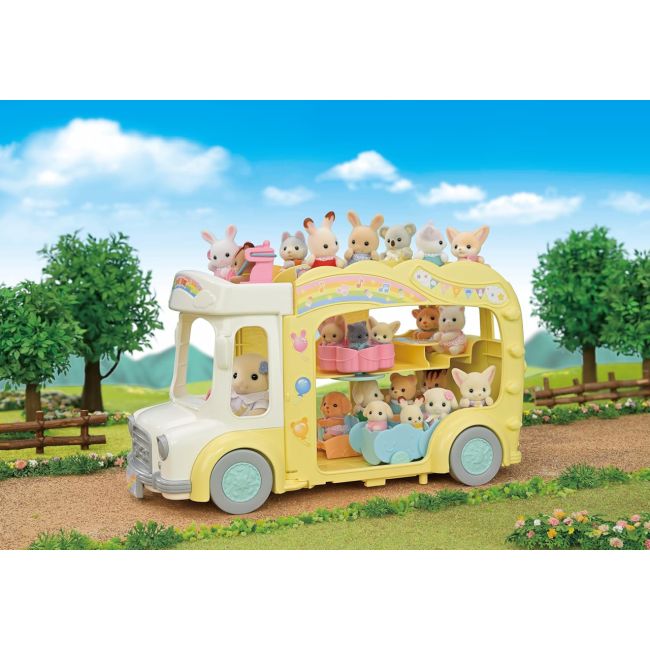 Sylvanian families-autobuz curcubeu sf5744