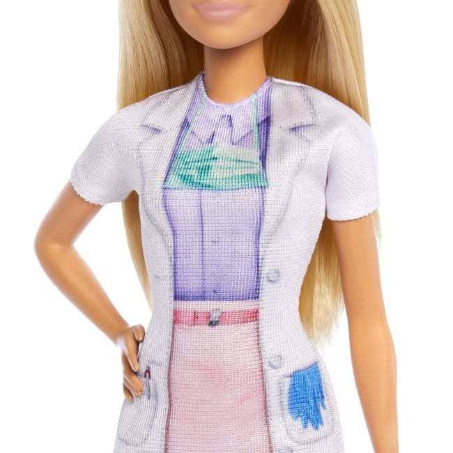 BARBIE SET DE JOACA PAPUSA BARBIE BLONDA FACE CARIERA STOMATOLOG VIVMTJCR71_JCR74