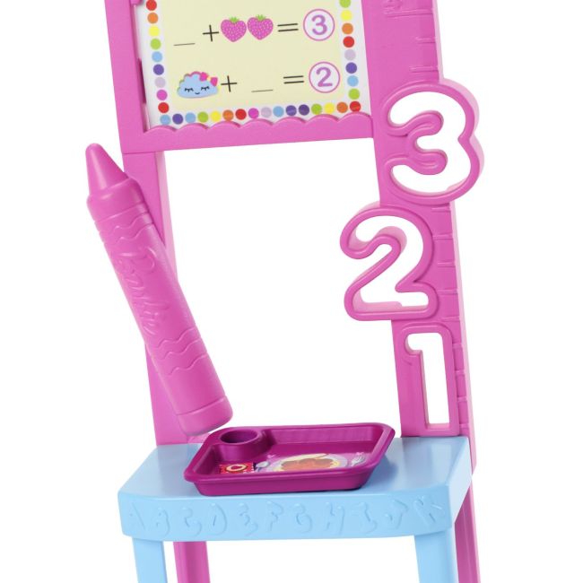 BARBIE SET DE JOACA PAPUSA BARBIE BRUNETA FACE CARIERA PROFESOARA VIVMTJCR71_JCR77