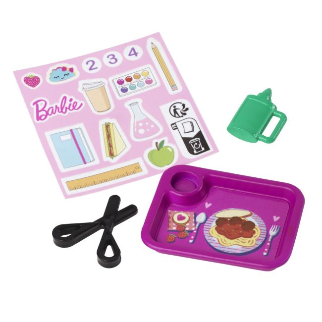 BARBIE SET DE JOACA PAPUSA BARBIE BRUNETA FACE CARIERA PROFESOARA VIVMTJCR71_JCR77