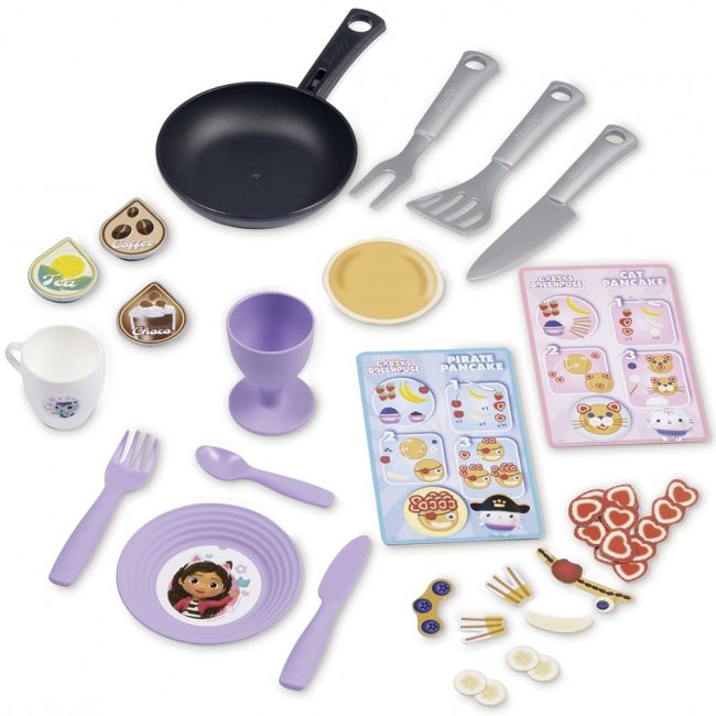 Bucatarie smoby gabby kitchen cu 16 accesorii hubs7600311908