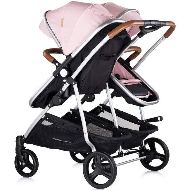 Carucior gemeni chipolino duo smart 2 in 1 pink marshmallow hubkbds02506pm