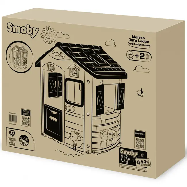 Casuta pentru copii smoby life jura lodge hubs7600810504