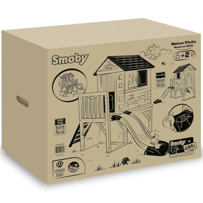 Casuta pentru copii smoby life pe piloni hubs7600810802