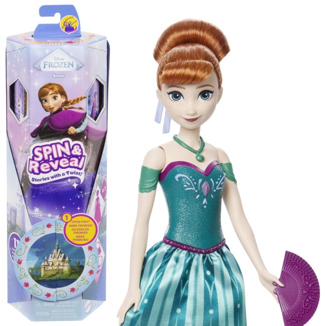 DISNEY FROZEN SPIN AND REVEAL PAPUSA ANNA CU EVANTAI VIVMTJBG60
