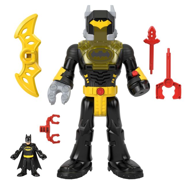 FISHER PRICE IMAGINEXT DC SUPER FRIENDS SET FIGURINA BATMAN SI COSTUM EXO CU LUMINI SI SUNETE VIVMTHYG31