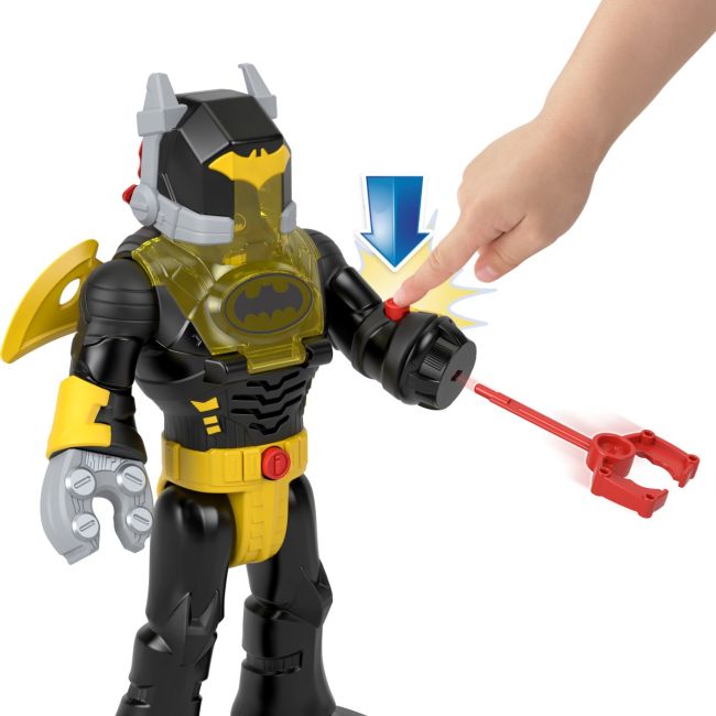 FISHER PRICE IMAGINEXT DC SUPER FRIENDS SET FIGURINA BATMAN SI COSTUM EXO CU LUMINI SI SUNETE VIVMTHYG31