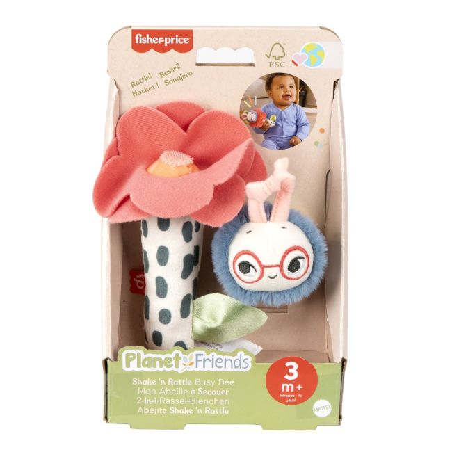 FISHER PRICE PLANET FRIENDS JUCARIE PLUS ZORNAITOARE FLOARE SI ALBINUTA VIVMTHYR56