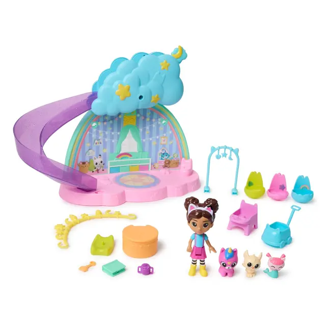 GABBYS DOLLHOUSE SET CAMERA DE JOACA KITTY CARE EAR PURRFECT VIV6071538