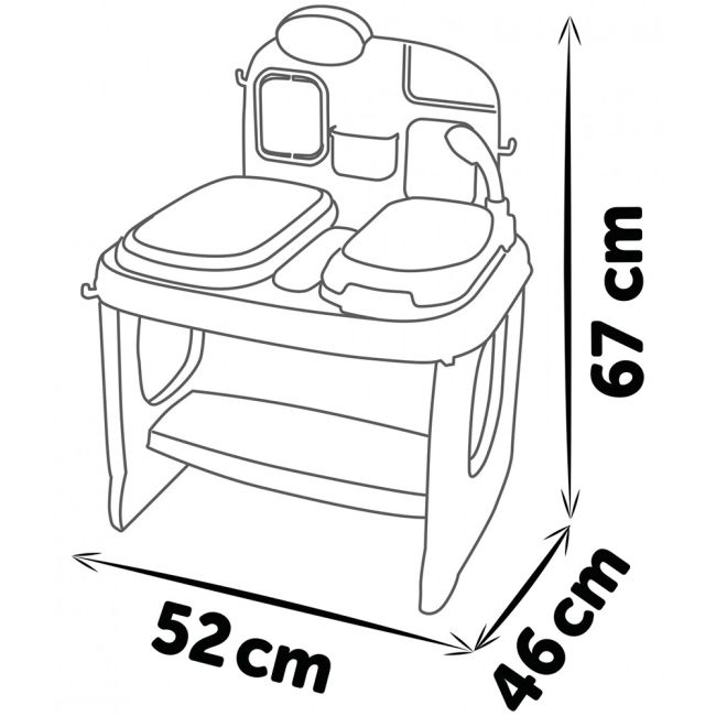 Jucarie smoby animal care center cu 19 accesorii hubs7600340406