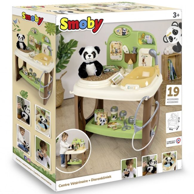 Jucarie smoby animal care center cu 19 accesorii hubs7600340406