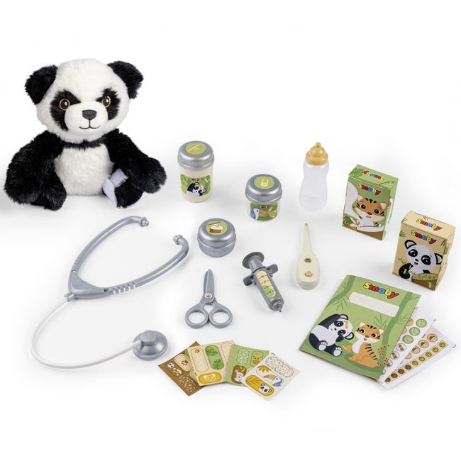 Jucarie smoby animal care center cu 19 accesorii hubs7600340406