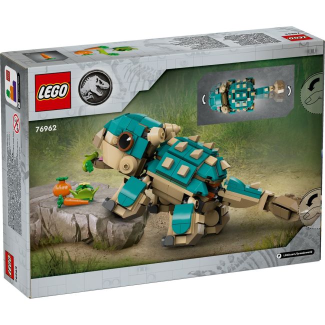 LEGO JURASSIC WORLD BEBELUSA BUMPY ANKYLOSAURUS 76962 VIVLEGO76962