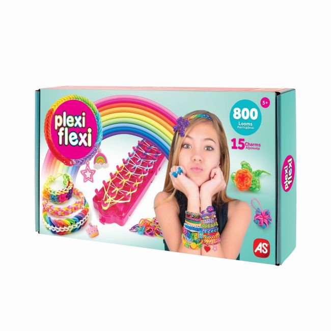 PLEXI FLEXI GHERGHEF PENTRU IMPLETIT CU 800 ELASTICE DIN CAUCIUC SI 15 ACCESORII VIV1080-25568