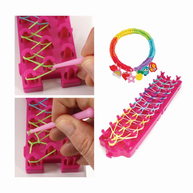 PLEXI FLEXI GHERGHEF PENTRU IMPLETIT CU 800 ELASTICE DIN CAUCIUC SI 15 ACCESORII VIV1080-25568