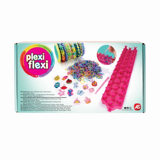 PLEXI FLEXI GHERGHEF PENTRU IMPLETIT CU 800 ELASTICE DIN CAUCIUC SI 15 ACCESORII VIV1080-25568