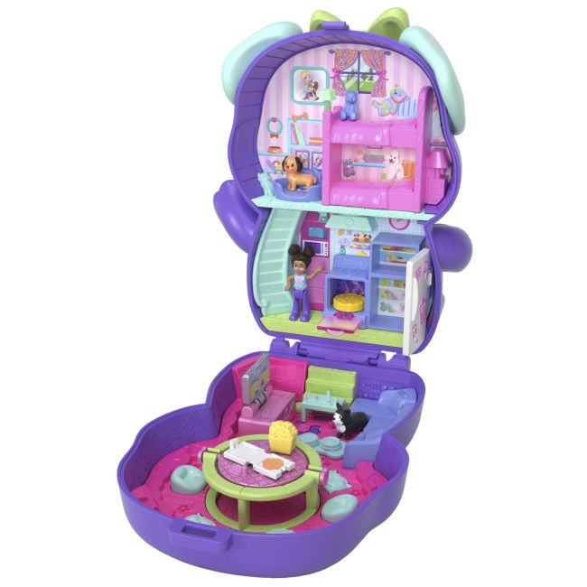 POLLY POCKET SET GENTUTA ANIMALUT CATELUS IN PIJAMA CU ACCESORII VIVMTJFG56_JCR38