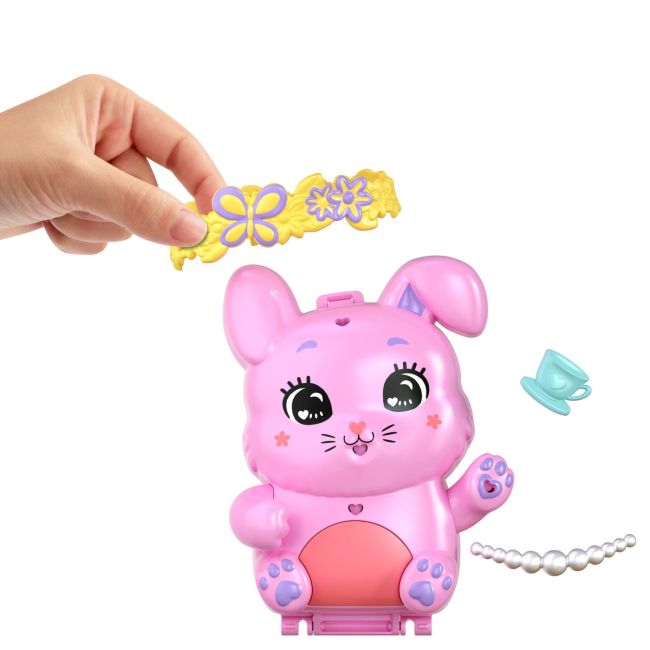 POLLY POCKET SET GENTUTA ANIMALUT IEPURAS LA PETRCERE CU ACCESORII VIVMTJFG56_JCR40